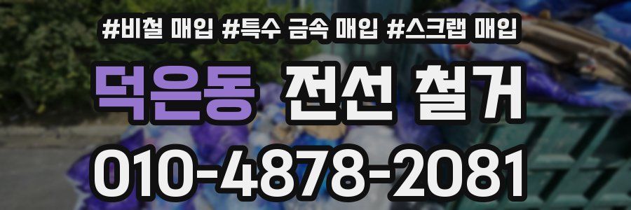 덕은동 전선 철거