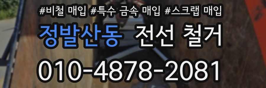 정발산동 전선 철거