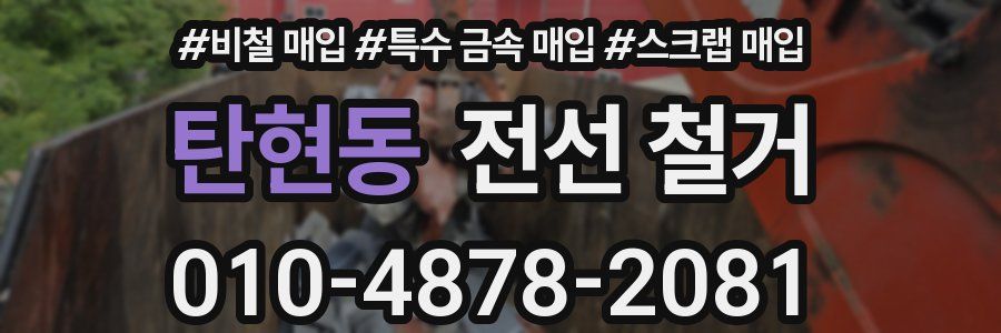 탄현동 전선 철거