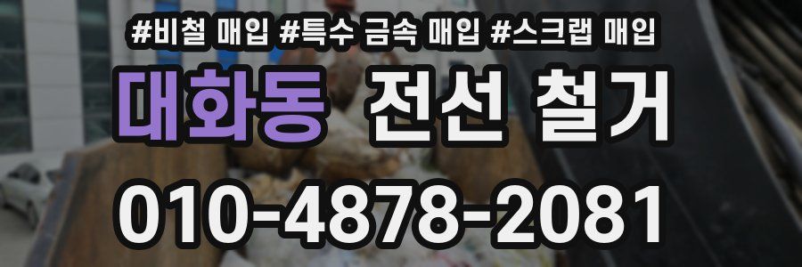 대화동 전선 철거