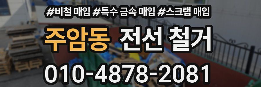 주암동 전선 철거