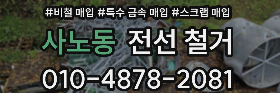사노동 전선 철거