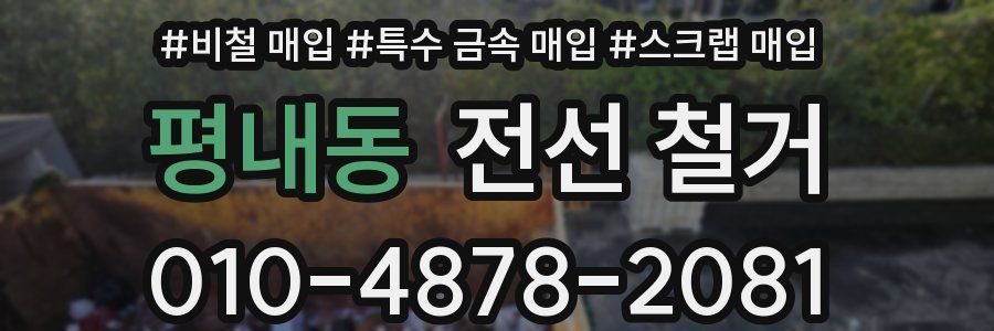 평내동 전선 철거