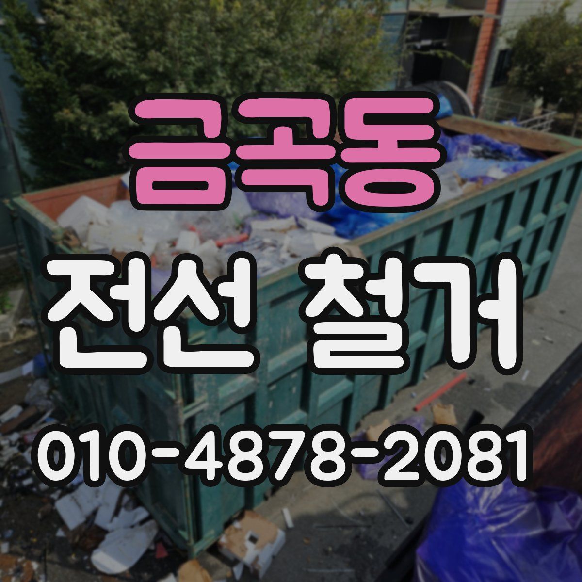 금곡동 전선 철거