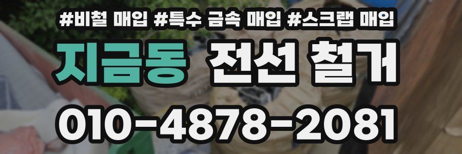 지금동 전선 철거