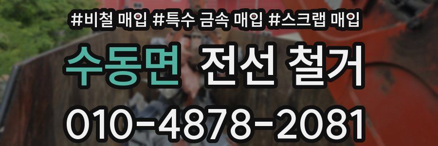 수동면 전선 철거