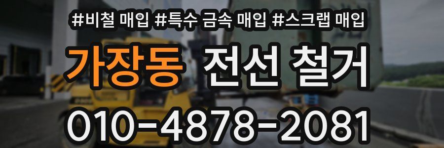 가장동 전선 철거