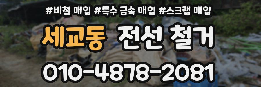 세교동 전선 철거