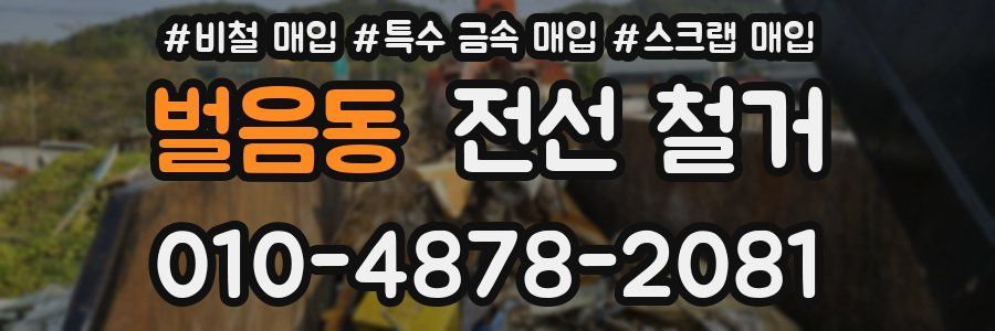벌음동 전선 철거