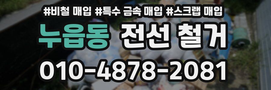 누읍동 전선 철거