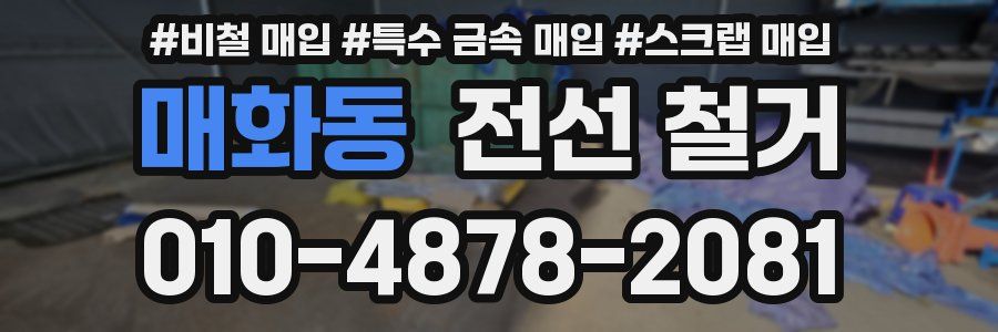 매화동 전선 철거