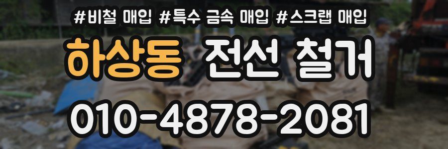 하상동 전선 철거