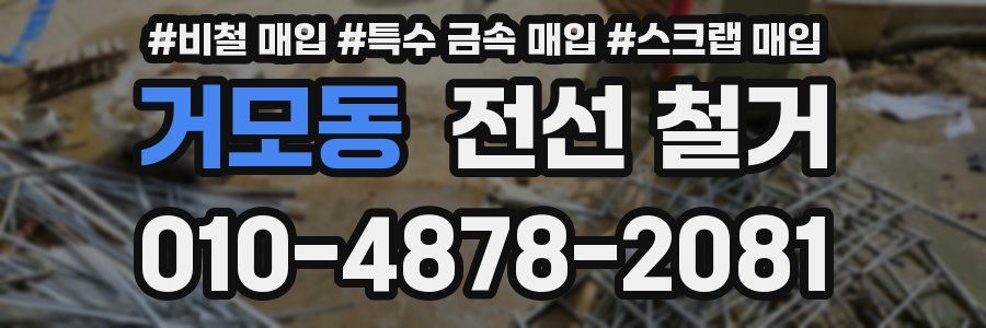 거모동 전선 철거