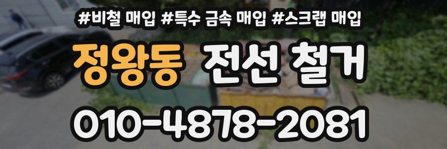 정왕동 전선 철거