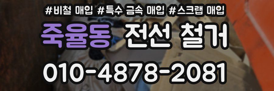 죽율동 전선 철거