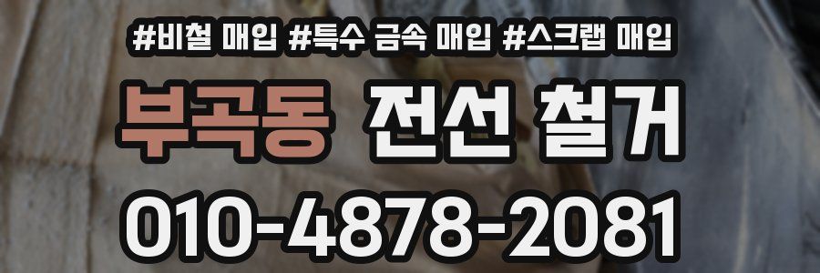 부곡동 전선 철거