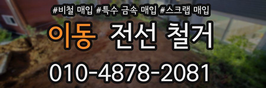 이동 전선 철거