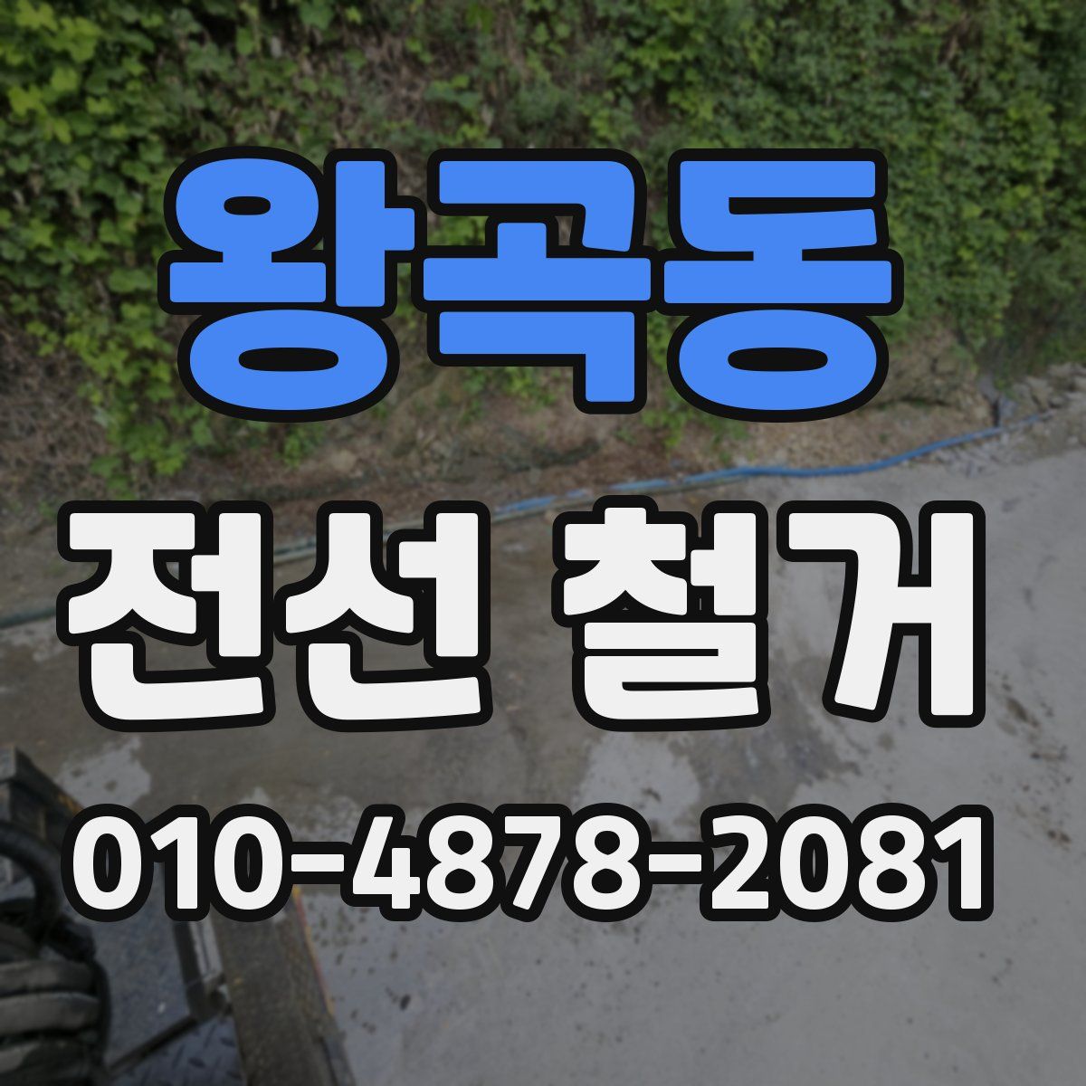 왕곡동 전선 철거