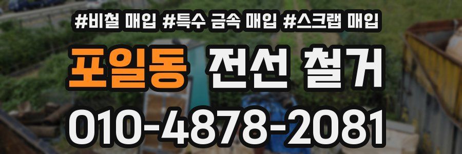포일동 전선 철거