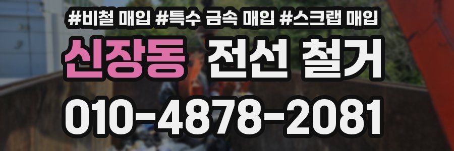 신장동 전선 철거