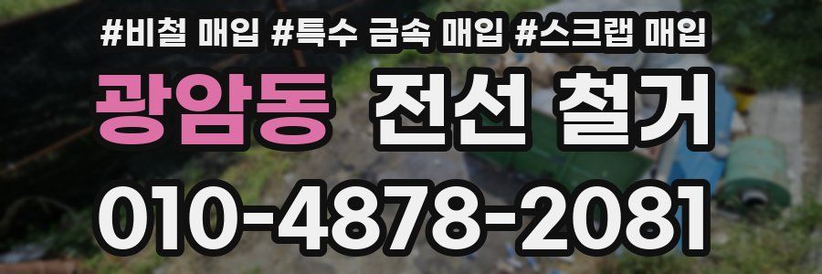 광암동 전선 철거