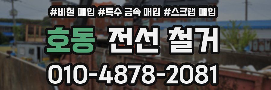 호동 전선 철거