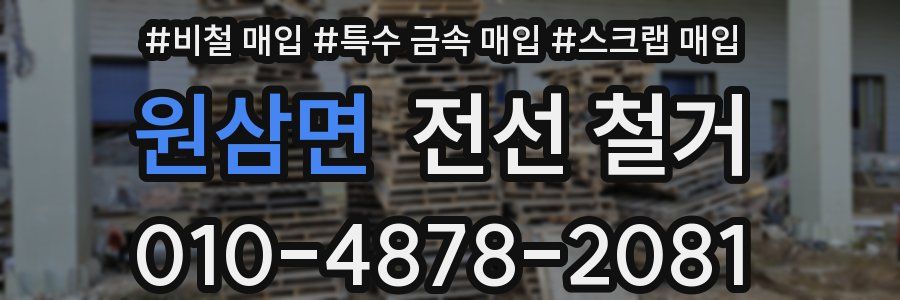 원삼면 전선 철거