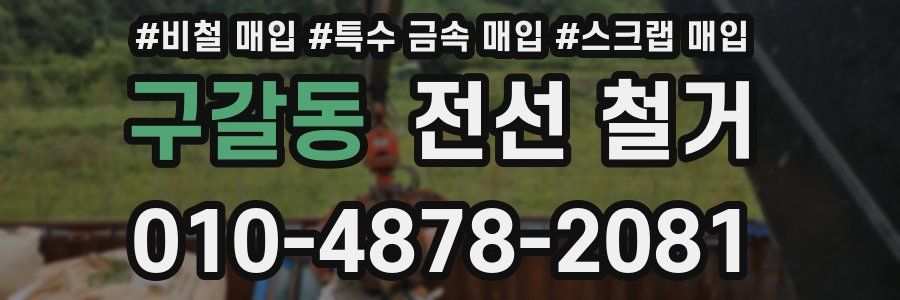 구갈동 전선 철거