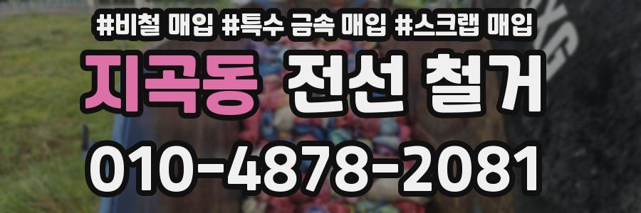 지곡동 전선 철거