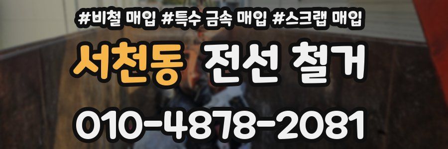 서천동 전선 철거