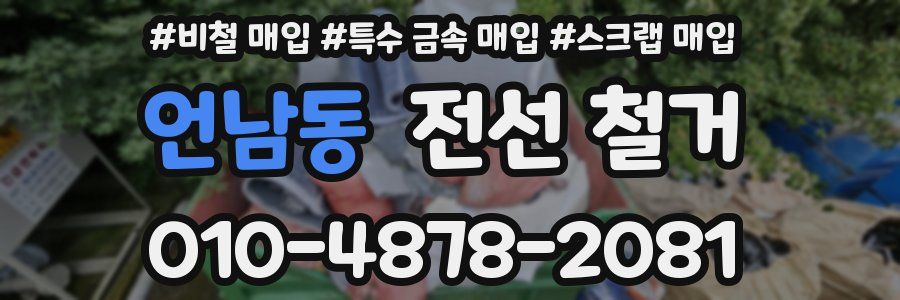 언남동 전선 철거