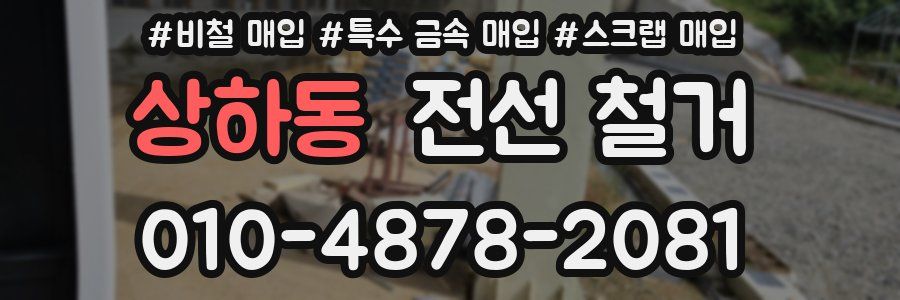 상하동 전선 철거