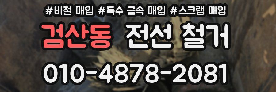 검산동 전선 철거