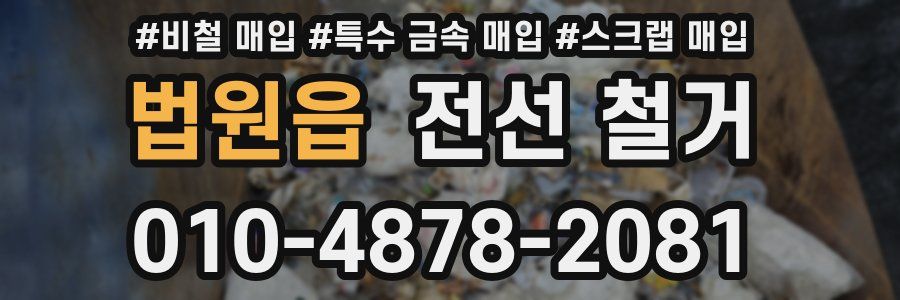 법원읍 전선 철거
