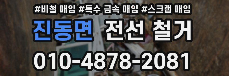 진동면 전선 철거