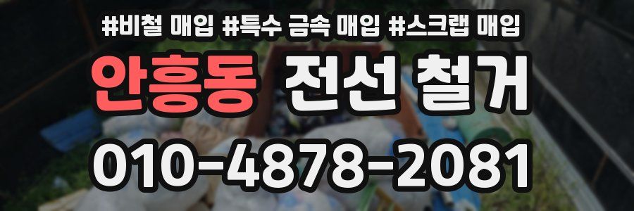 안흥동 전선 철거