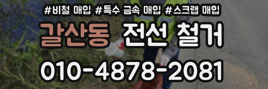 갈산동 전선 철거