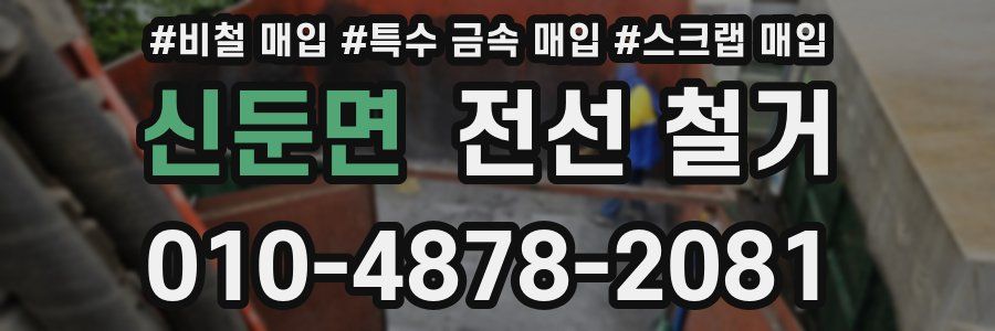 신둔면 전선 철거
