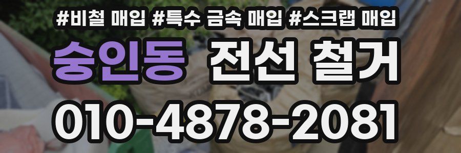 숭인동 전선 철거