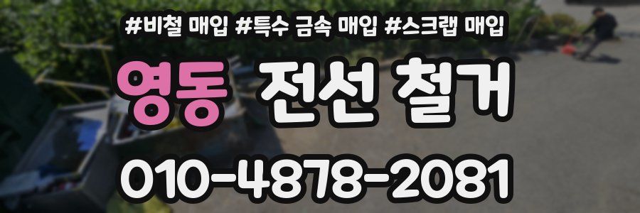 영동 전선 철거