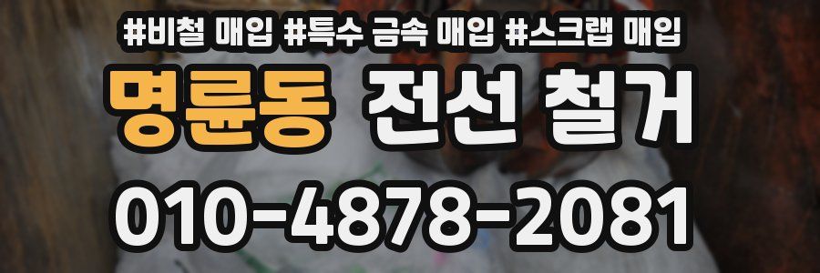 명륜동 전선 철거