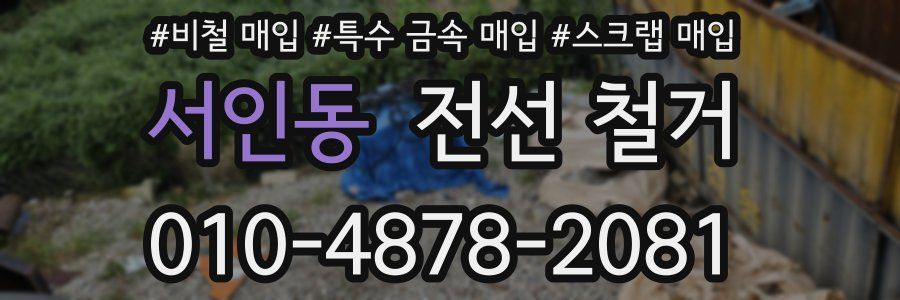 서인동 전선 철거