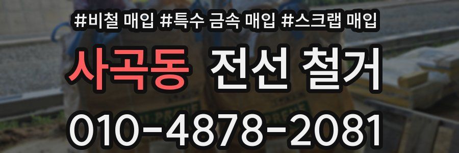 사곡동 전선 철거