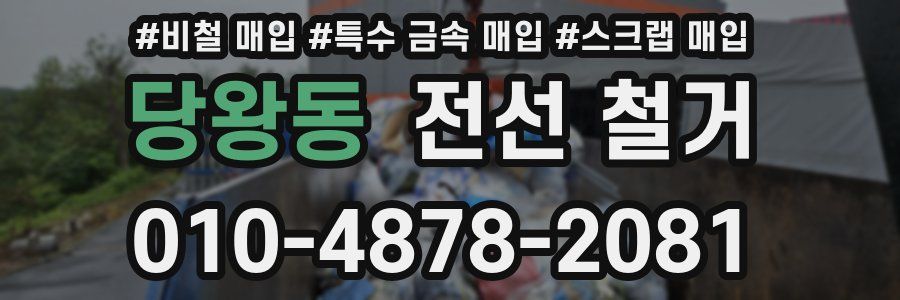 당왕동 전선 철거