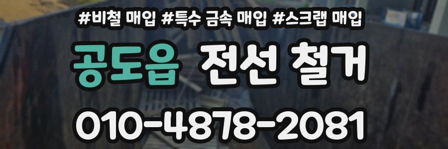 공도읍 전선 철거