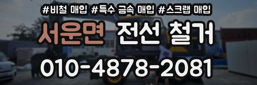 서운면 전선 철거