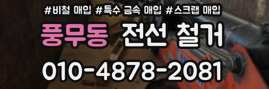 풍무동 전선 철거