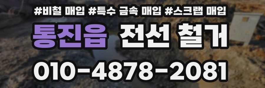 통진읍 전선 철거
