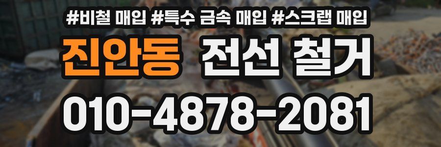 진안동 전선 철거