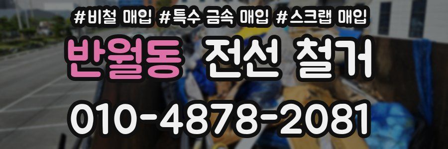 반월동 전선 철거